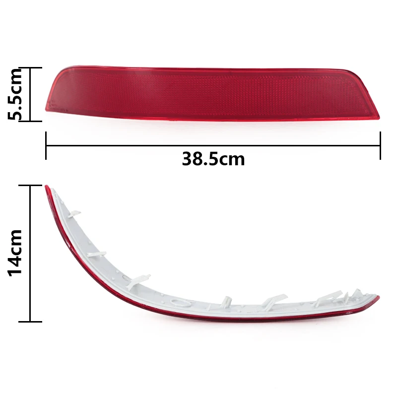 1648200974 Rear Bumper Reflector Brake Light Cover Tail For Mercedes Benz GL-class X164 ML320 ML350 ML 2010 2011 2012 2013