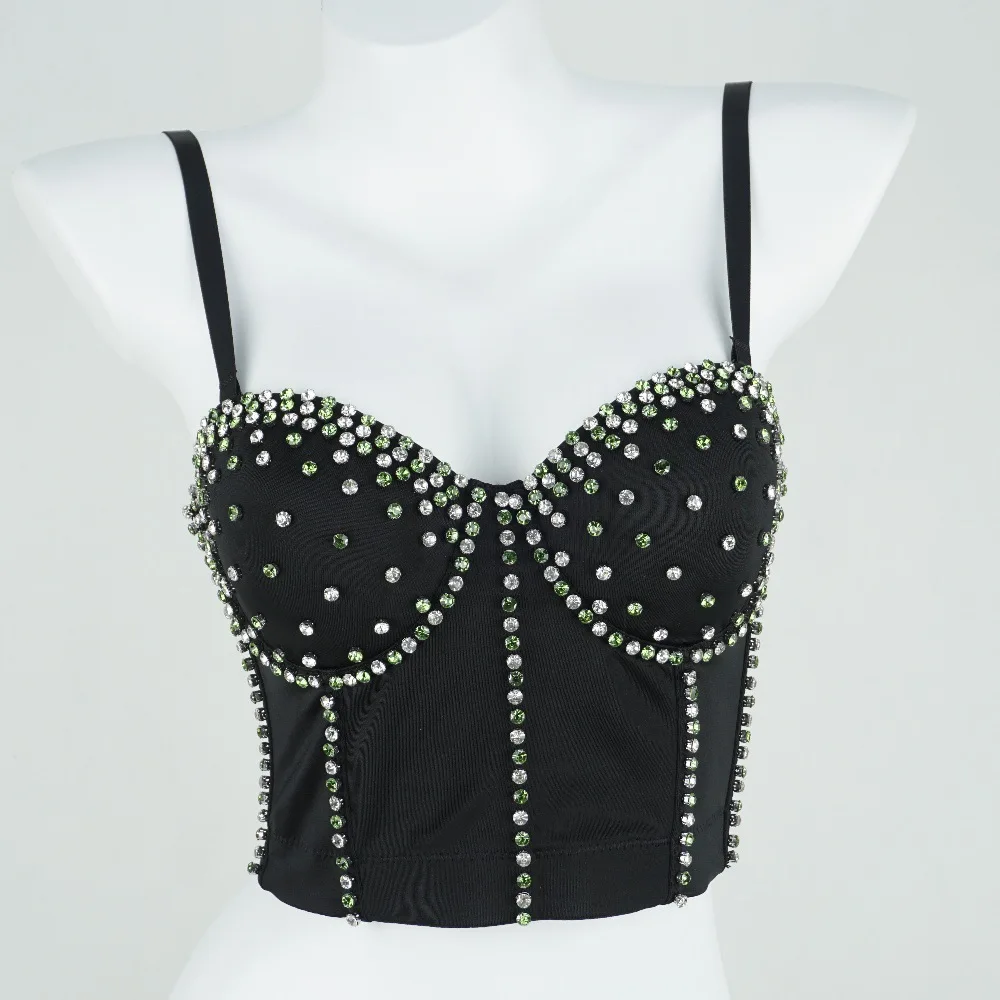 

Flash Drill Wear-Free Lingerie Bustier Camisole Top Female Backless Sexy Outside Fishbone Shaping Corset