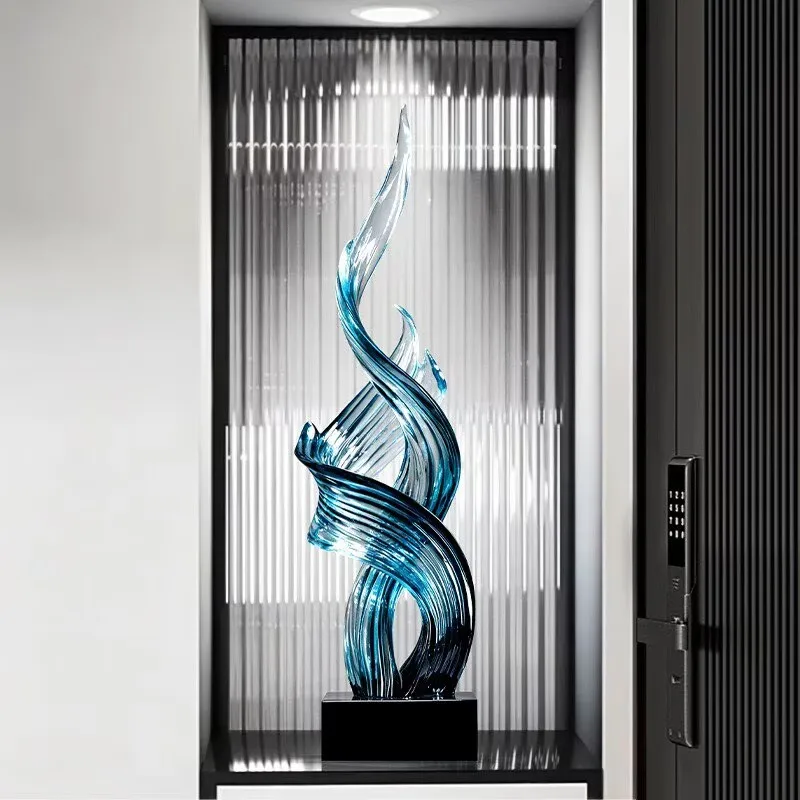 Home decoration items sculptures wind water rise entrance decorations grand ornaments entrance decorations vertical decorations