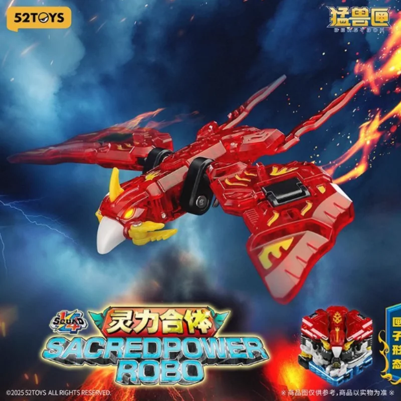 Original 52 juguetes Beastbox Firepower Robo 4/1 equipo Kit de combinación juguetes transformables coleccionables ensamblados modelo móvil regalos