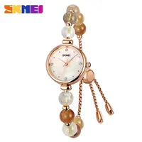 SKMEI 1983 Romantic Style Quartz Women Watch Fashion Ball strap Waterproof Elegant Dress Girl Wristwatches Female Clock 1640