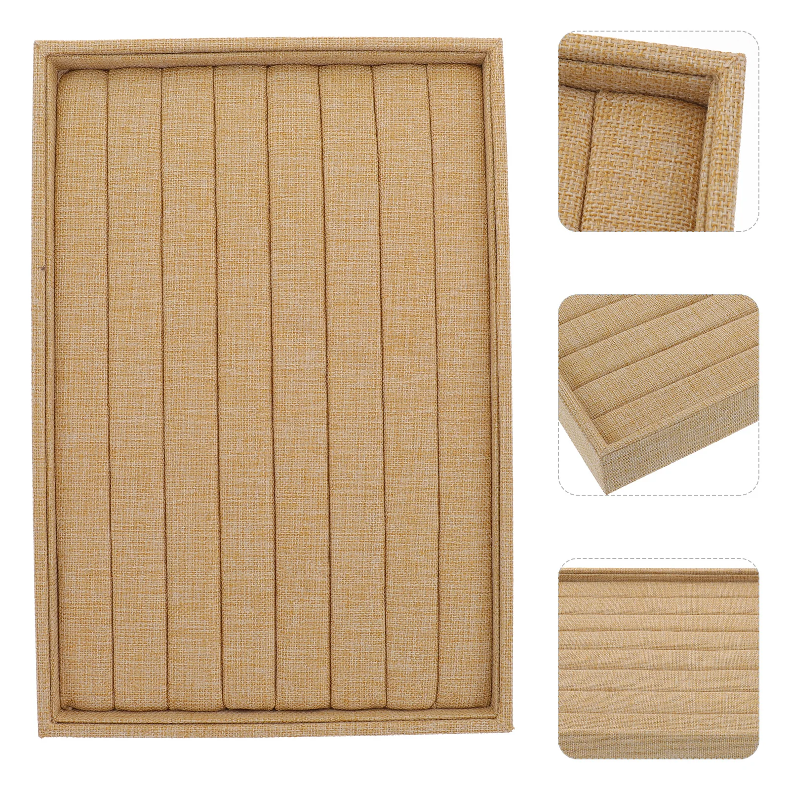 

1pcs Jewelry Storage Box Large Capacity Jewelry Organizer Case For Earrings Necklaces Rings Bracelets Watches Desktop Holder