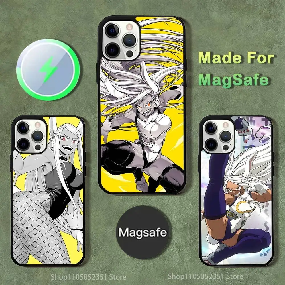 

R-Rumi Usagiyama M-Mirko Phone Case For iPhone 17,16,15,14,13,12,11,Pro,Max,Plus,Mini,SE4,E Magnetic Magsafe Wireless Charging
