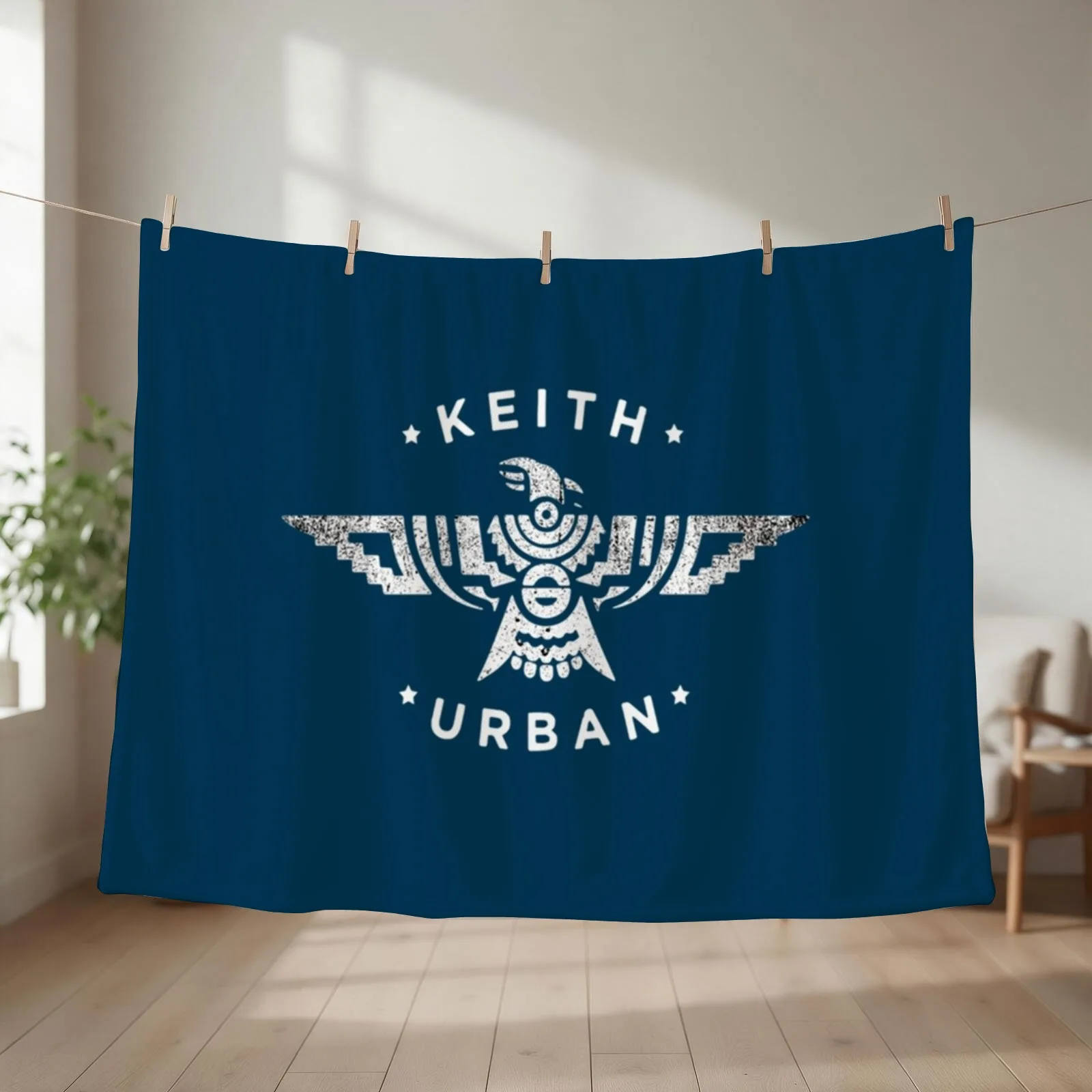 Graphic Urban Somebody Like You, Golden Road Ripcord Keith Throw Blanket couch cozy soft plush fuzzy picnic outdoor blanket