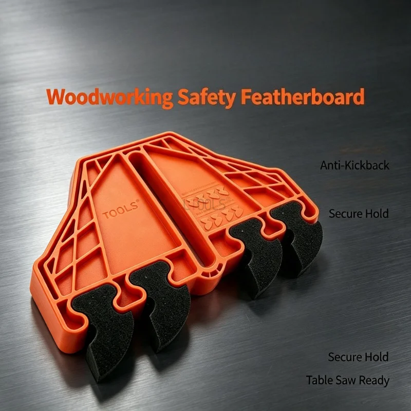 Safety Feather Board Woodworking Tool Fit Inverted Table Saw Circular Saw Stable Hold Down Accessory For Woodworking Cutting