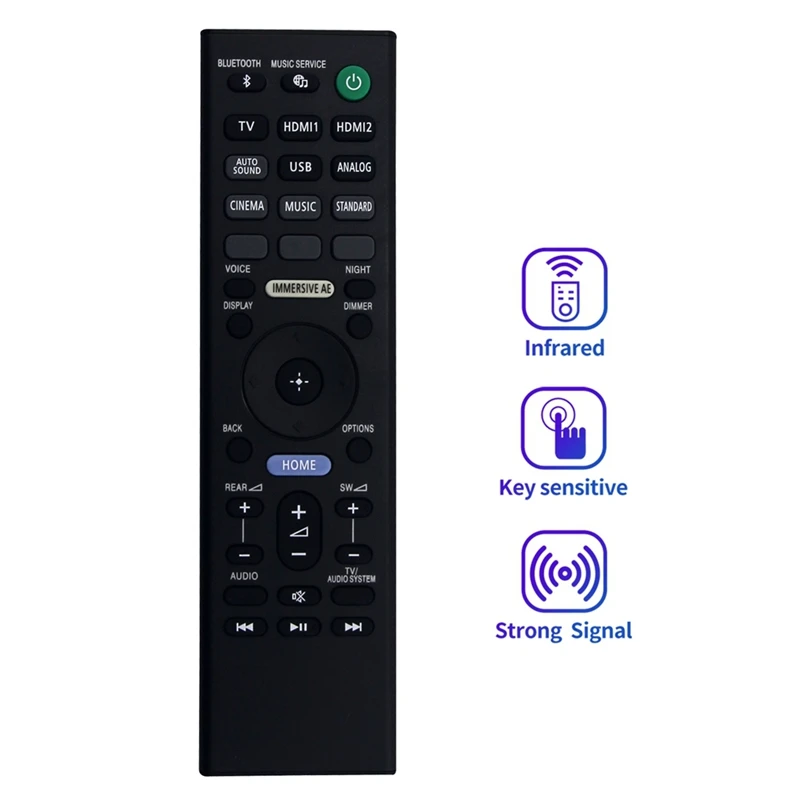 RMT-AH509U Remote Control Replacement For Sony Soundbar HT-A7000 HTA7000 1009357-11