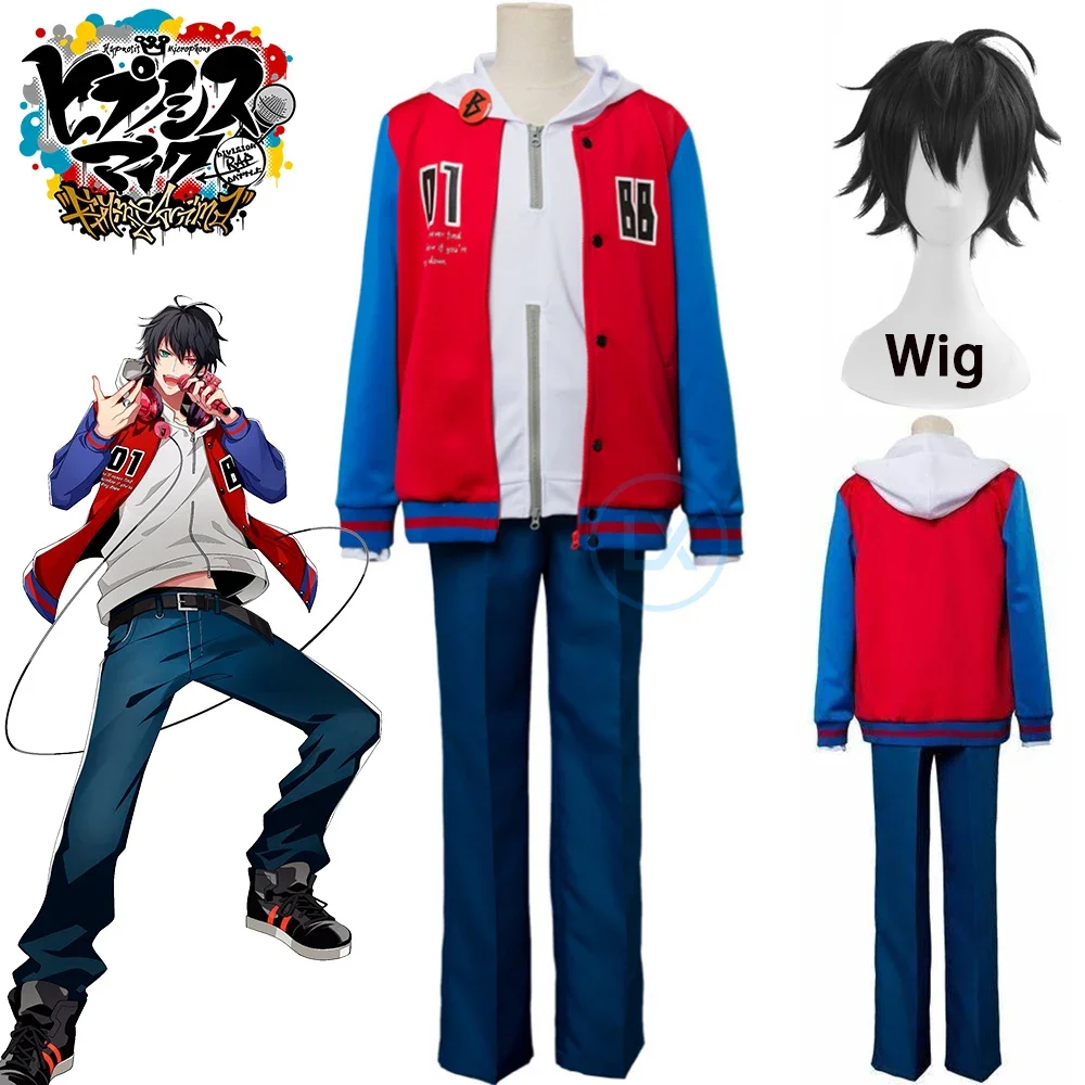 

Voice Actor Division Rap Battle Yamada Ichiro Hypnosis Mic Buster Bros!!! MC.B.B Uniform Outfit Cosplay Costume Halloween Gifts