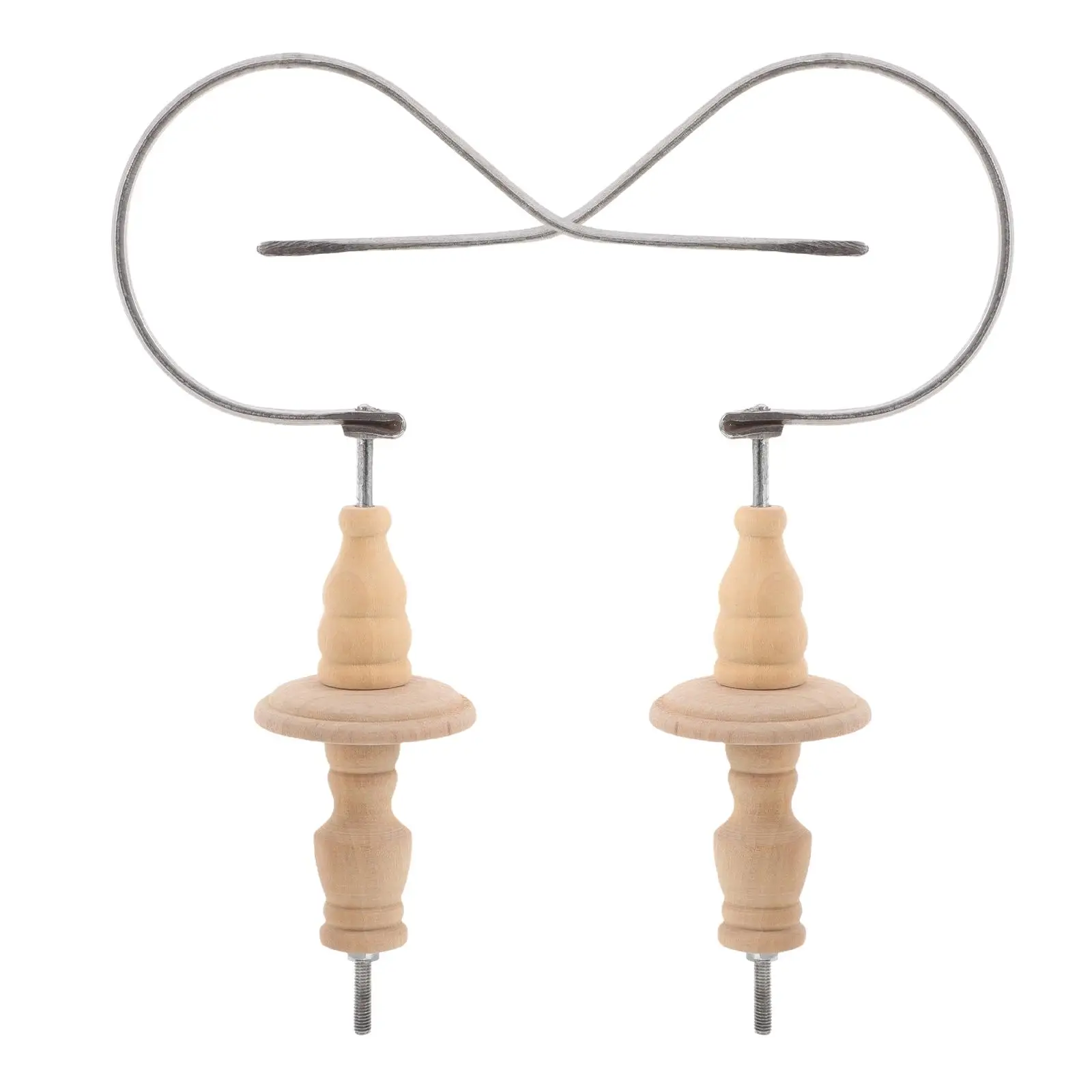 

2 Sets Bird Cage Hook Wooden Hanger for Pet Cages Small Accessories Parrot Supplies Durable Metal Feeder Replacement