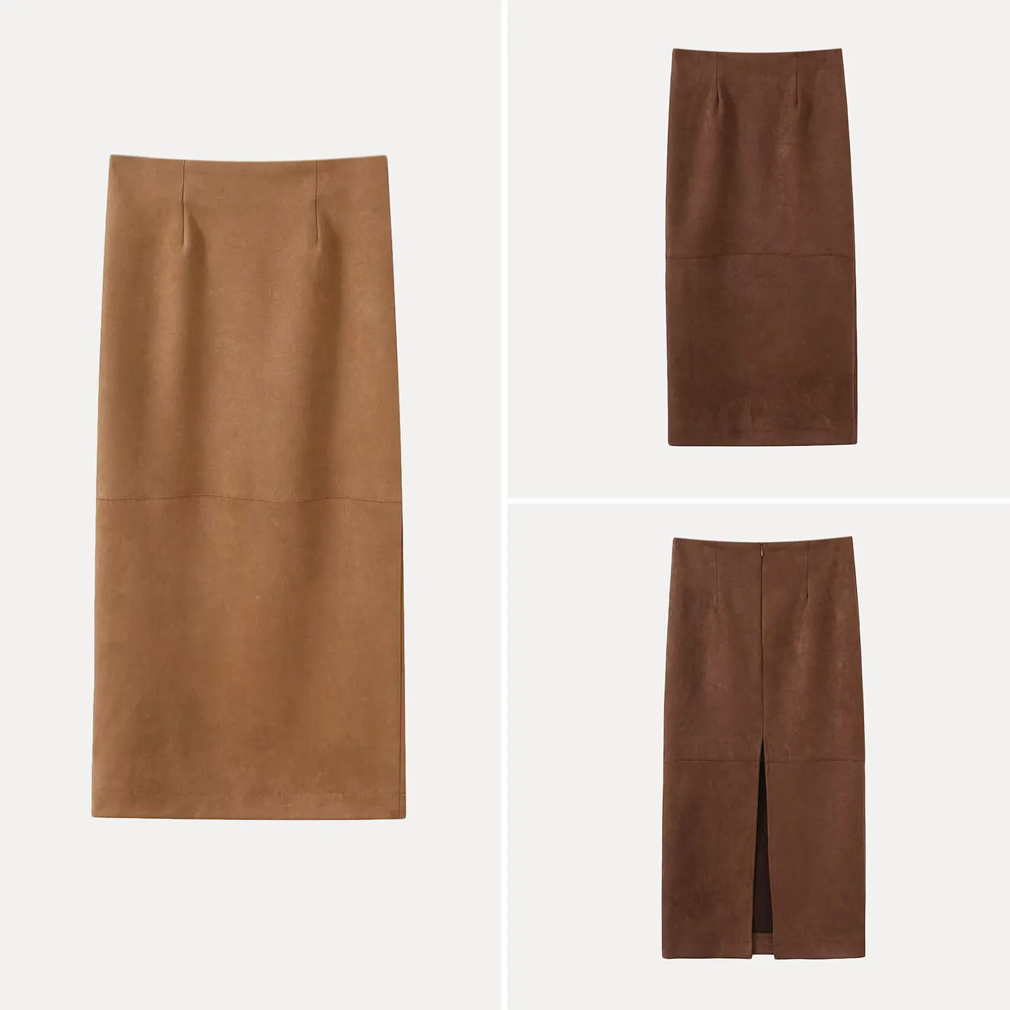 

Faionable Mid-Length Slit Skirt Women's Sle Personali Ele Autumn 2025 New Arrival Z Brand Pencil Skirt