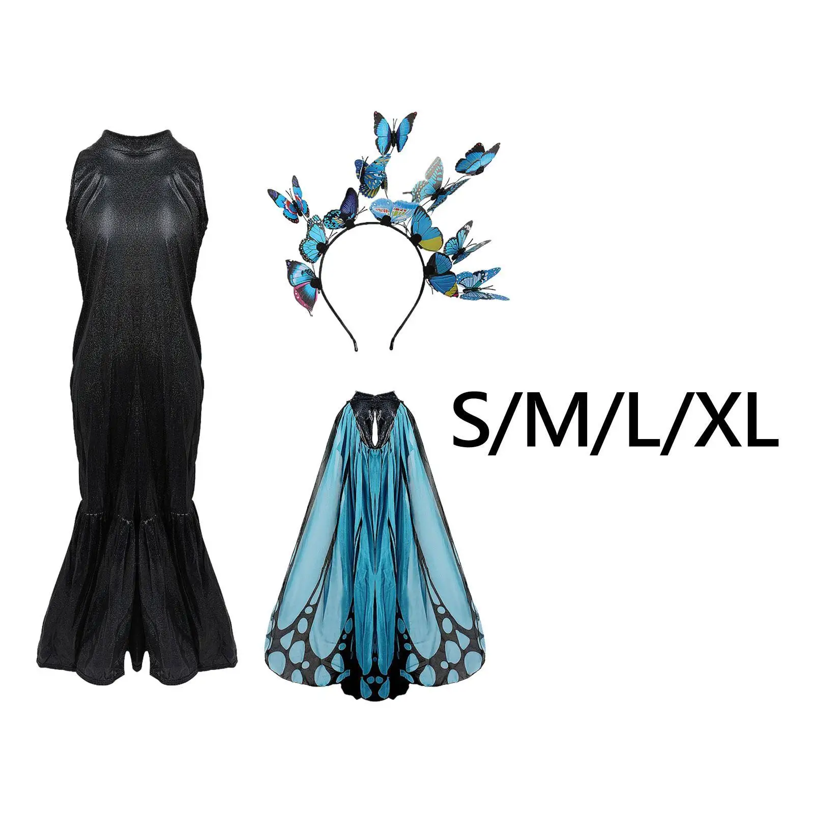 Kinderkostüm Cosplay Geburtstagsgeschenk Kleid Flügelumhang für Kinder Mädchen Jungen