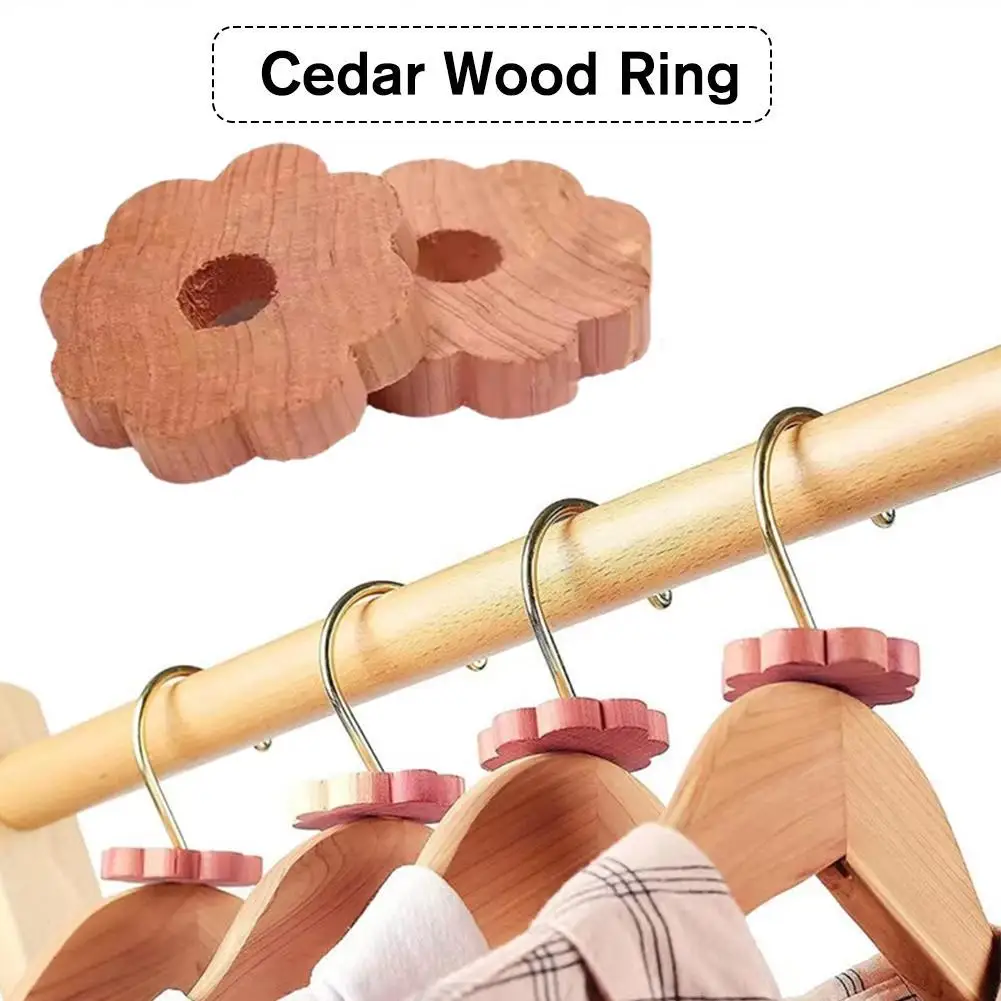 1/20Pcs Natural Cedar Wood Mothproof Moisture Resistant  Closet Organizers Storage Eco-Friendly Wardrobe Protection Blocks