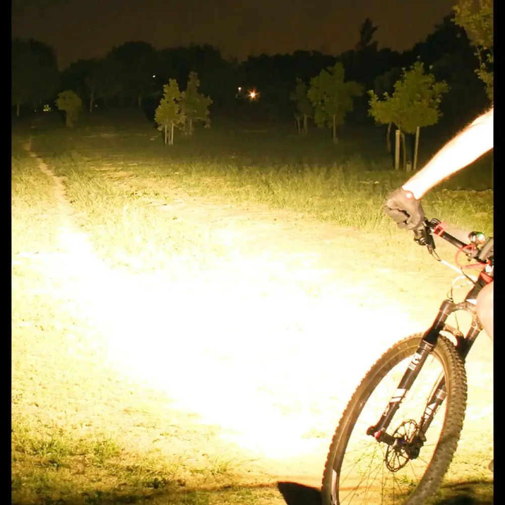 Rechargeable High Brightness Bicycle Light Wireless Remote Control Front Lamp Hanging Style For Night Riding Bike Headlight