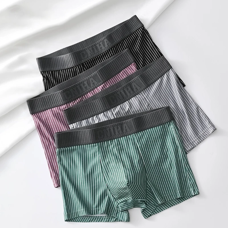 3PCS Men's Square Panties Sports Boxer Man Sexy Men Unerderwear Sporty Boxers Briefs Shorts Underwear Big Size Underwears Gift