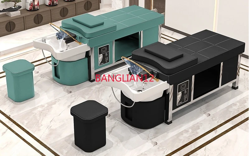 shampoo bed for hair salon, multi-functional Thai fumigation head treatment beauty bed constant temperature water circulation