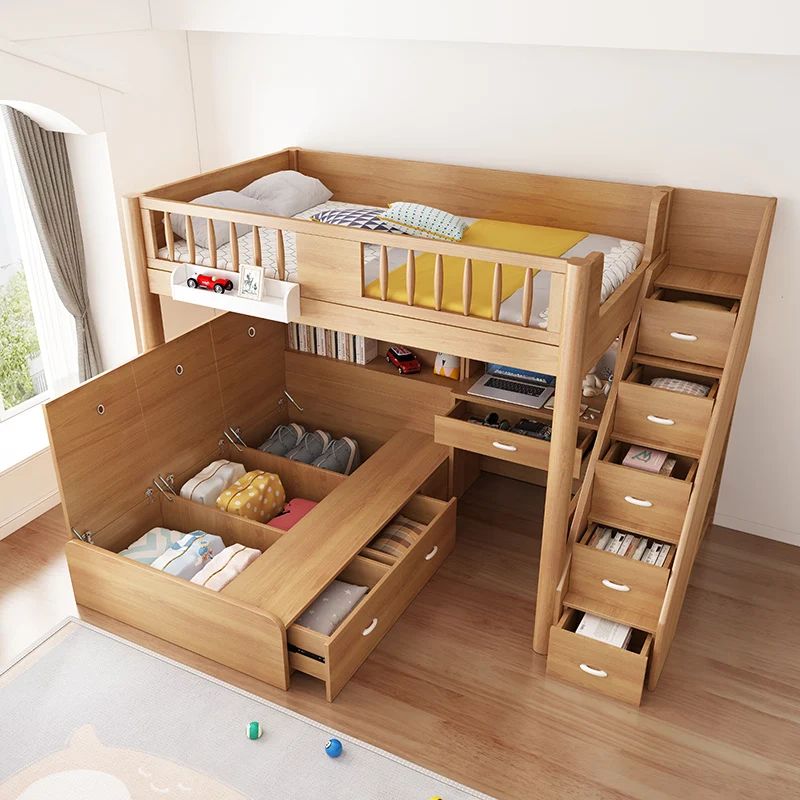 Factory Direct 2026 Top Letti superiori e inferiori sfalsati, tavoli superiori e inferiori, letti alti e inferiori per bambini,