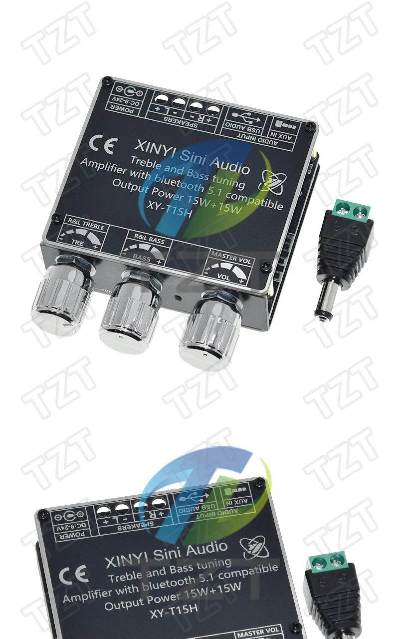 1/2 Stück XY-T15H Bluetooth 5.1 Digitaler Leistungsverstärker-Modul 15W+15W 2.0-Kanal Stereo-Verstärkerplatine für DIY Kabellose Lautsprecher – Detail 8
