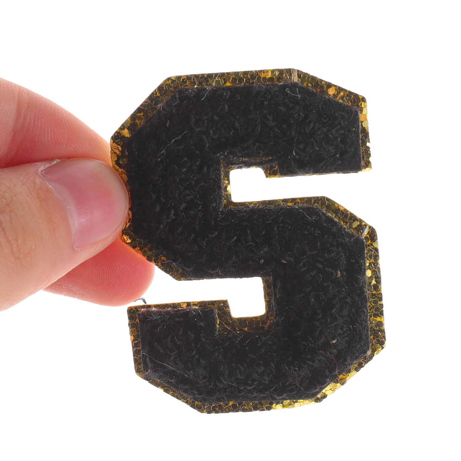 

26pcs Embroidered Letter Cloth Patches Black Set Sequins Decorative Sewing DIY Repair Clothes Bags Hats Shoes Socks