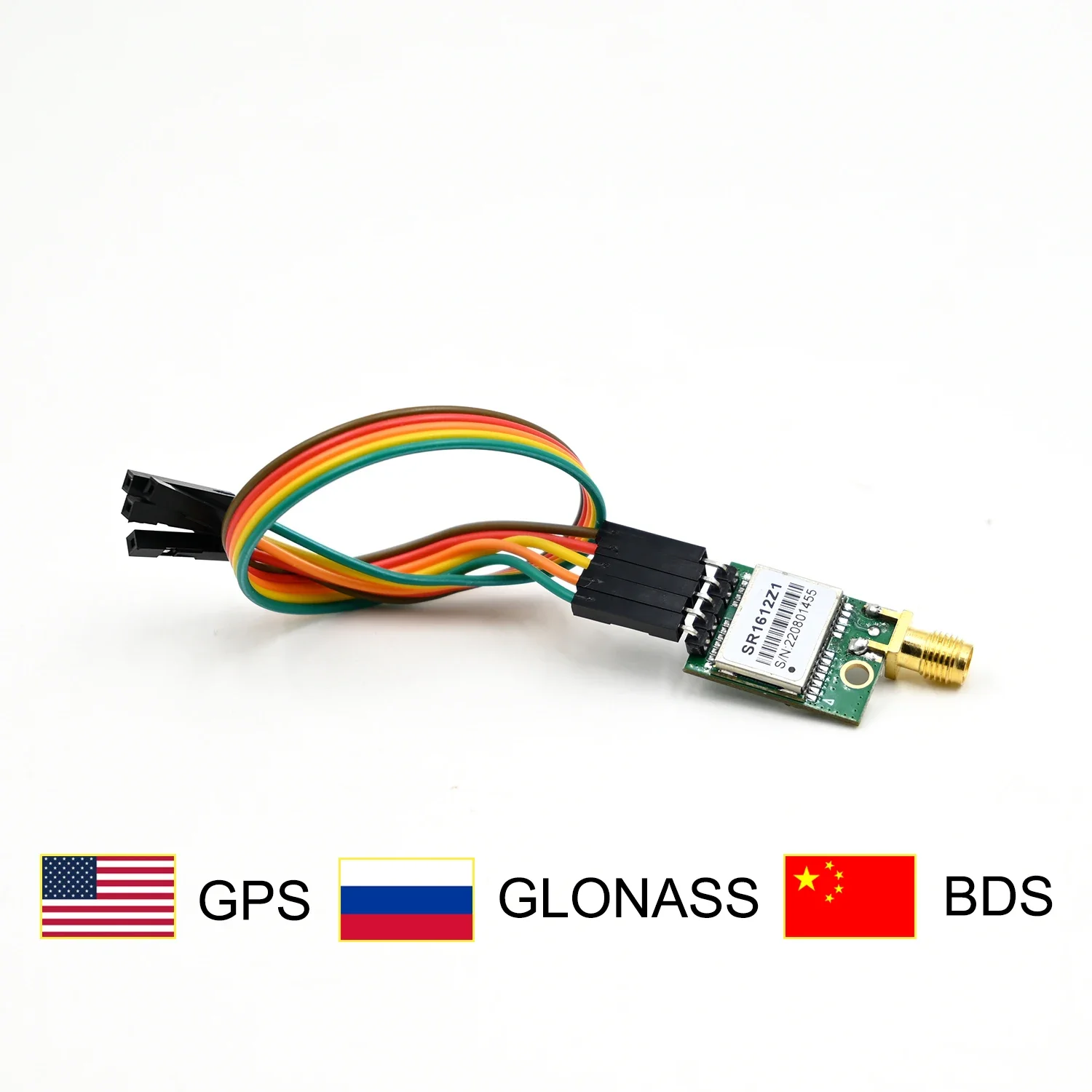 Modul GPS tiga mode 3.3V-5V dengan Antena Aktif TTL GPS GLONASS Penerima Beidou Modul GNSS NMEA untuk Arduino Raspberry Pi