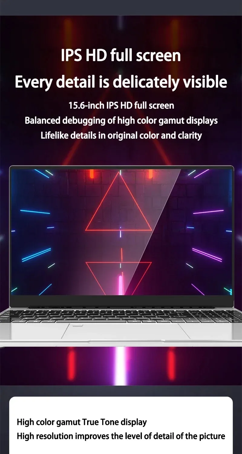 2026 Silver Laptop 15.6-inch Gaming Computer Intel i9-9900 IPS HD Video 16 GB/32GB ddr3 1024GB/2048GB ssd M.2 Windows 11 Notebo