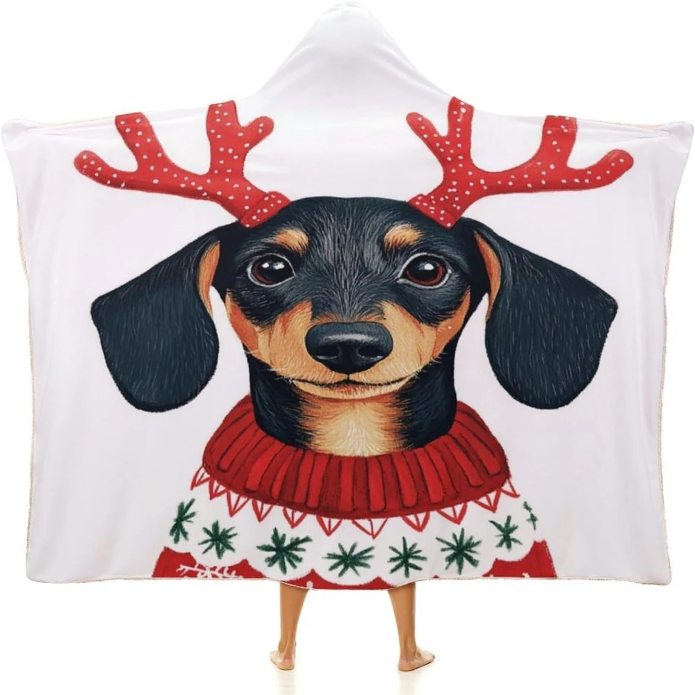 My First Christmas Baby Personalized Blanket Hoodie Personalized Family Christmas Plush Warm Fluffy Blanket Wearable Blanket
