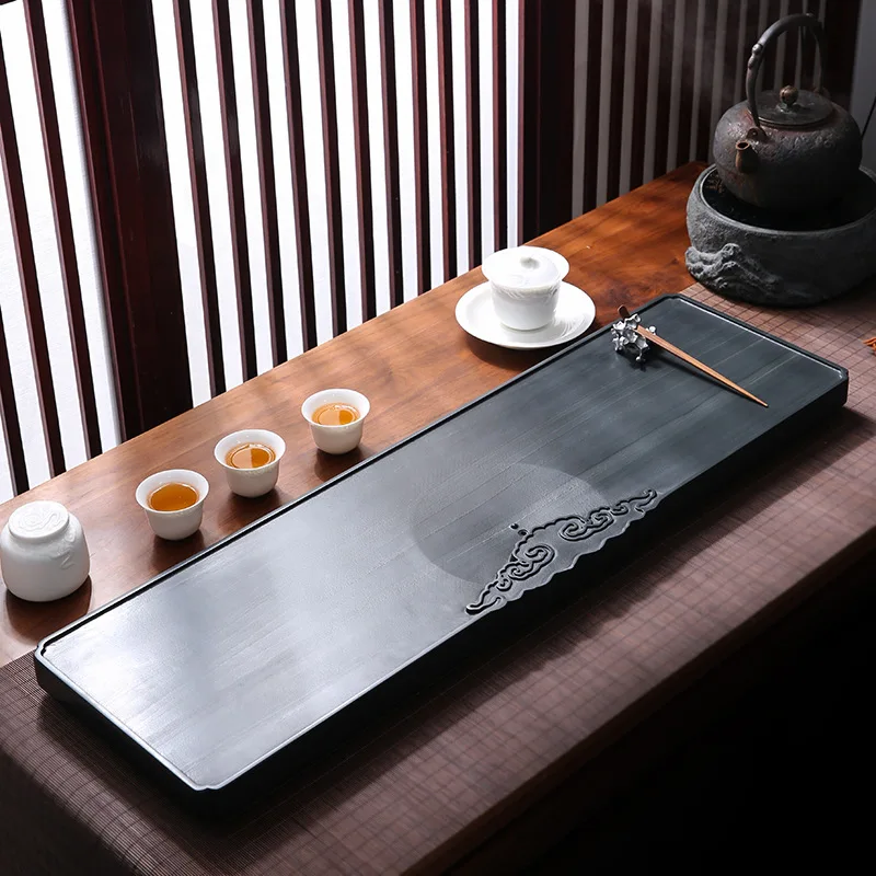 Huangting صينية الشاي اليشم مكتب المنزل الحجر بأكملها لإنشاء طاولة شاي حجرية بسيطة للاستخدام المنزلي