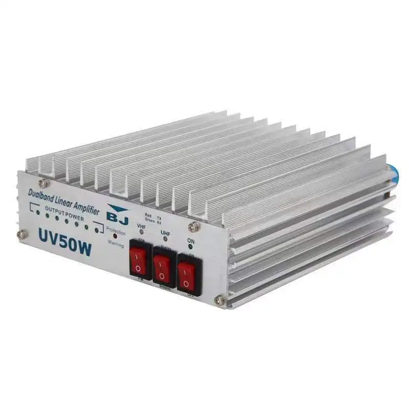 Professional HF Dualband linear cb radio power amplifier BJ-UV50W with high  output 136-174MHz/400-470MHz