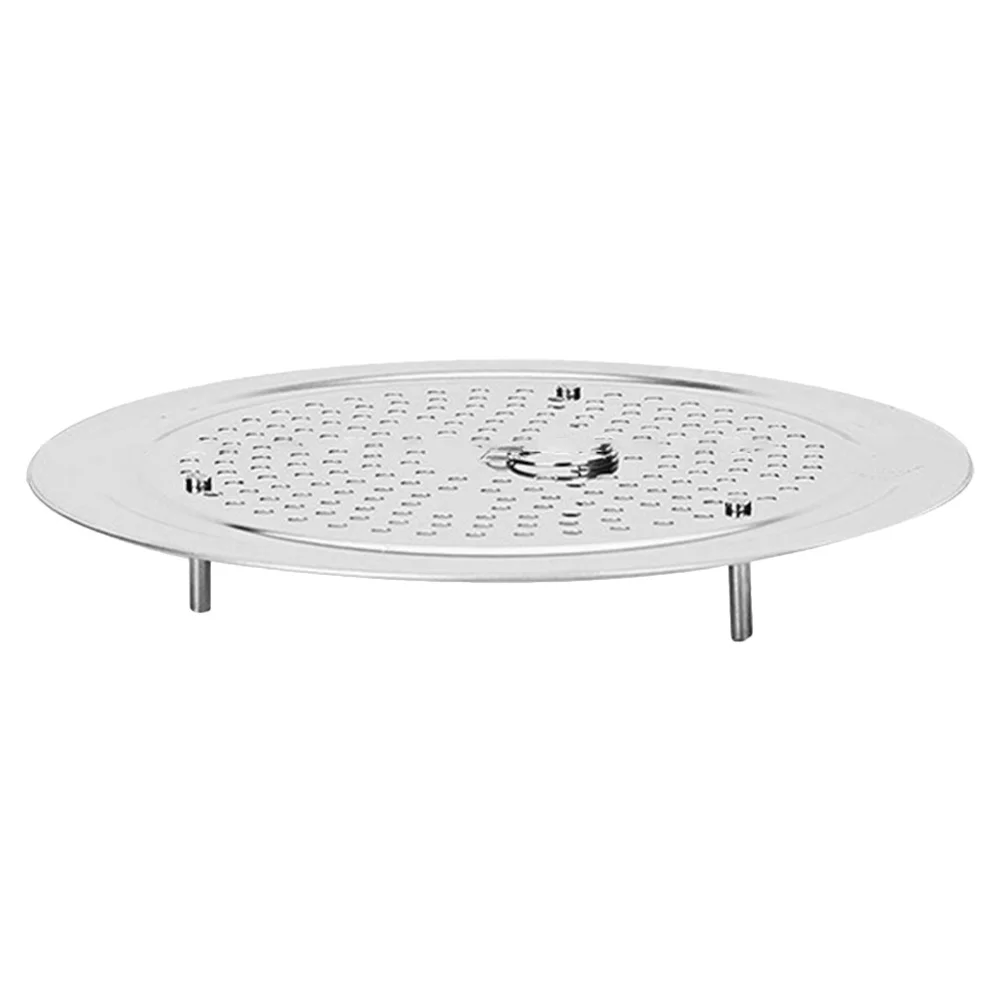 

Versatile Stainless Steel Steaming Rack for Dumplings Buns Vegetables Reusable Metal Steamer Tray for Home and Restaurant Use