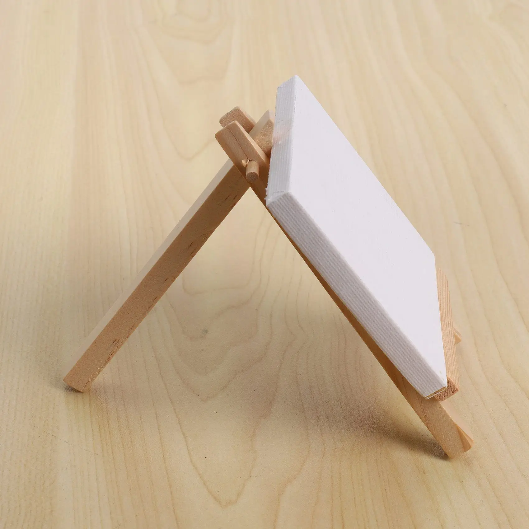 Exquisite-Artists 3 Inch X3 Inch Mini Canvas & 5 Inch Mini Easel Set Painting Craft Drawing - 48 Mini Canvases & 48 Mini Easels
