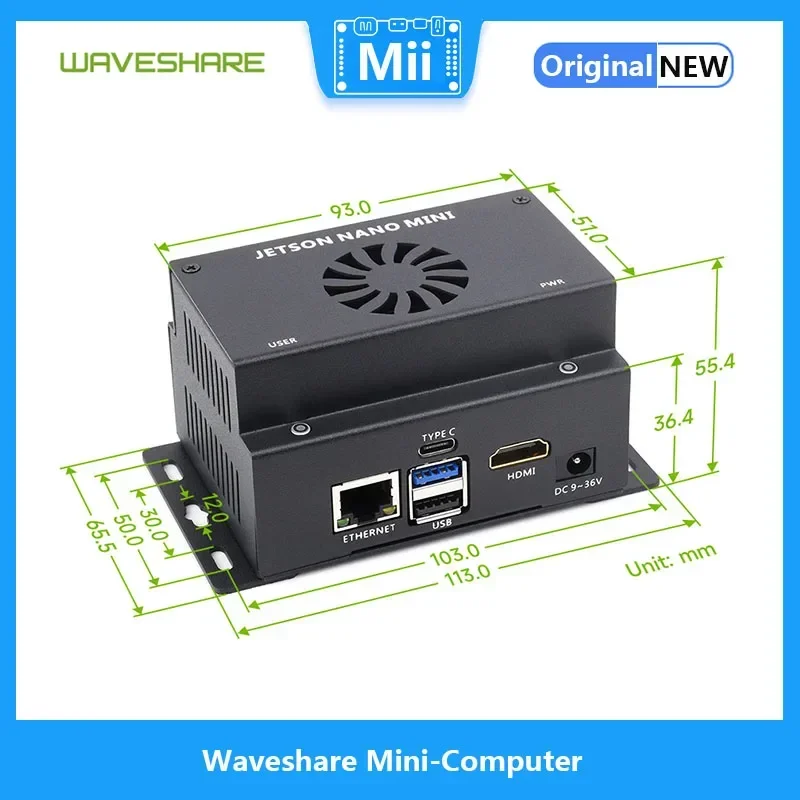 Modulo mini-computer Jetson Nano, interfacce periferiche multiple integrate