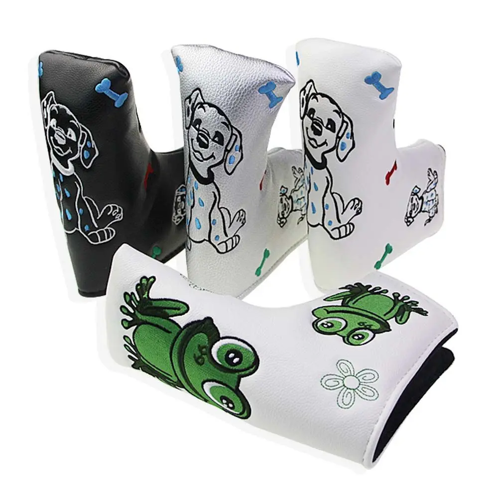 ฝาครอบอุปกรณ์พัตเตอร์กอล์ฟกันฝุ่นครอบคลุมใบมีดพัตเตอร์Protectorกอล์ฟพัตเตอร์Golf Club Head Cover Golf Headcover