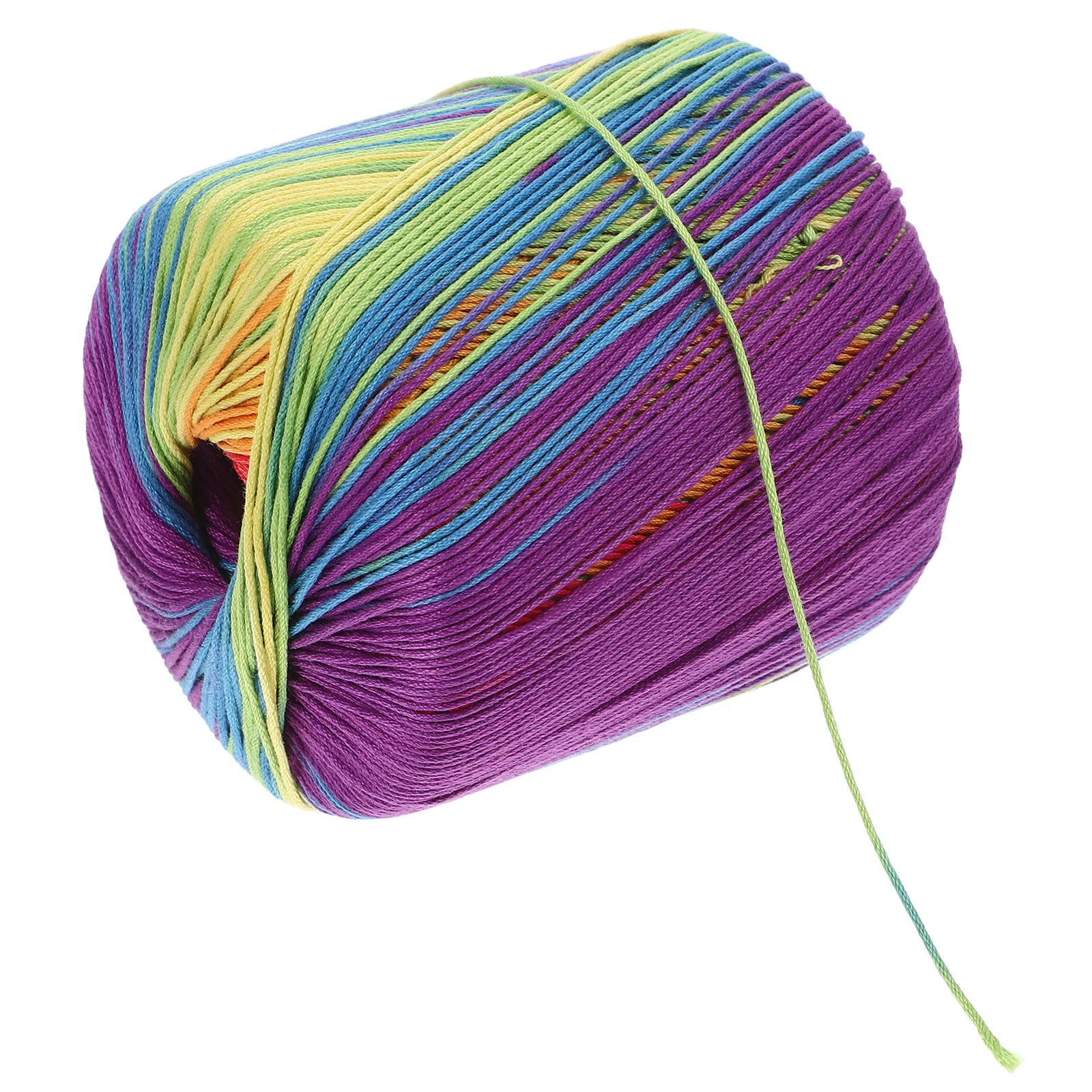 

Soft Cotton Yarn for Crochet Rainbow Lace Thread Pastel Worsted Baby Gradient Hand Knitting Crochet Toys Accessories