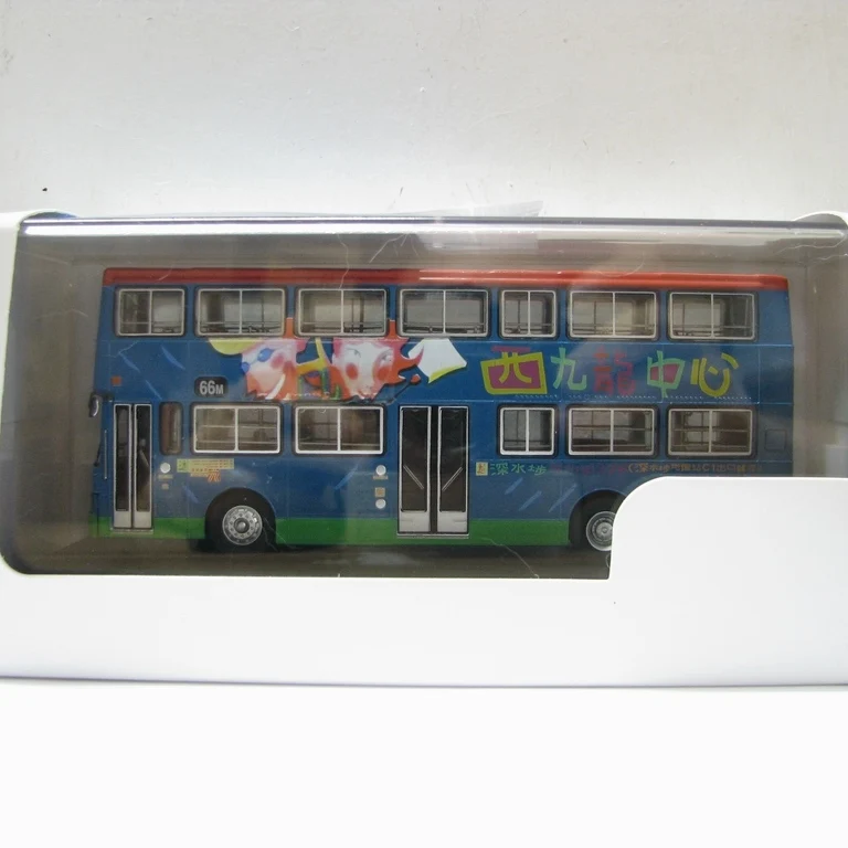 

Diecast 1:76 Scale KMB Double-decker BENZ-Benz O305 Bus Tai Hing 66M Alloy Car Model Collectible Toy Gift Souvenir Display