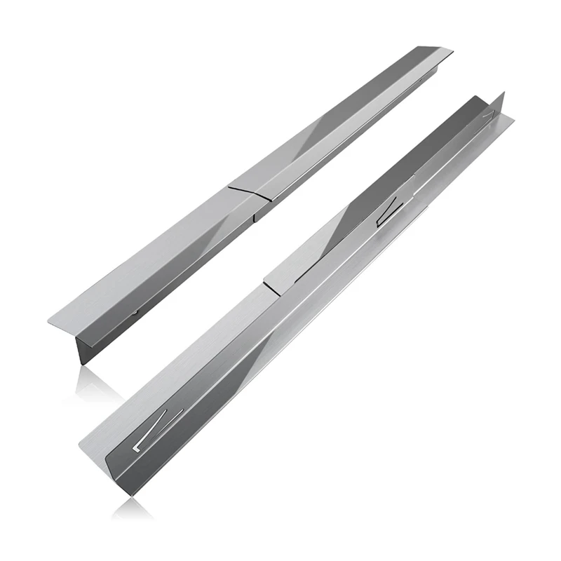 Stove Gap Covers Stainless Steel 2 Packs,Adjustable Resistant Not Sharp Gap Filler,Easy To Clear Stove Counter Gap Cover