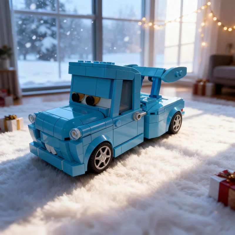 419 stücke MOC Tokyo Mater City Champions Super Auto Modell Bausteine Bau Spielzeug Weihnachten Geschenk Idee Bildung Ziegel Kinder