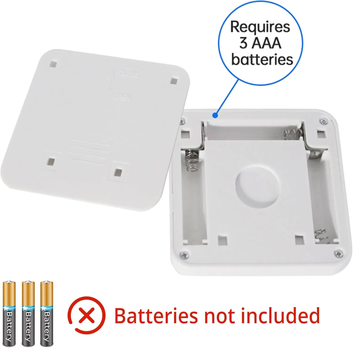 Bewegingsgestuurde menselijk lichaamssensor LED-nachtlampje Slimme batterij-aangedreven WC-bedlamp voor kamer Hal Pathway Home Light