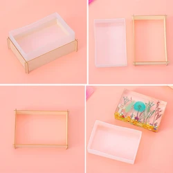 Cube Square Resin Silicone Mold Rectangle Cube Silicone Molds Resin Casting Molds for DIY Craft Making