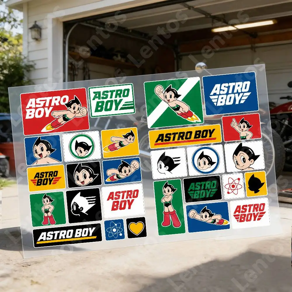 A-astr-o B-oy Reflective Motorcycle Stickers Waterproof Vinyl Decals For Motorbike Helmet Fuel Tank Bike
