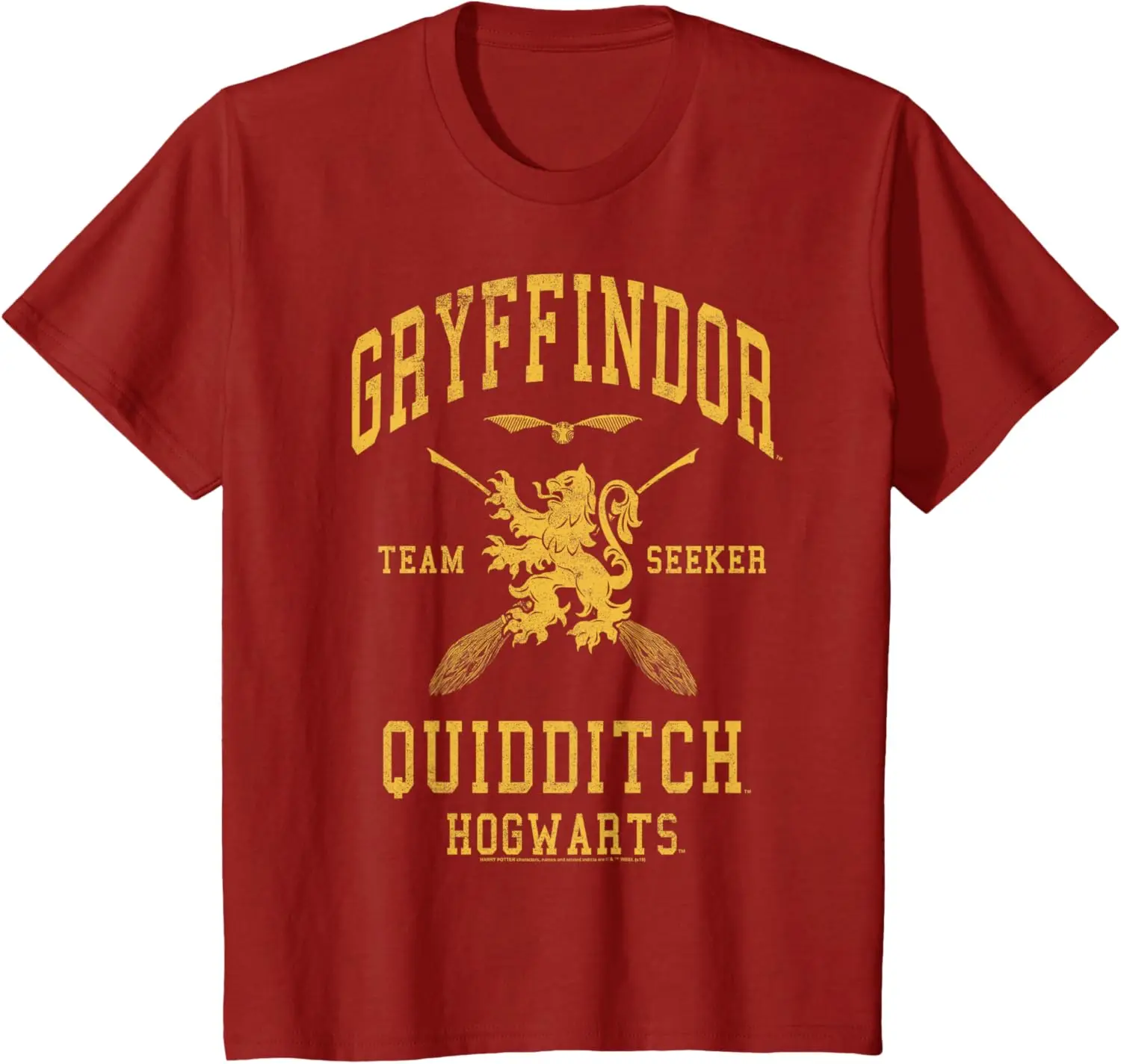 r Gryffindor Team Seeker Text T-Shirt