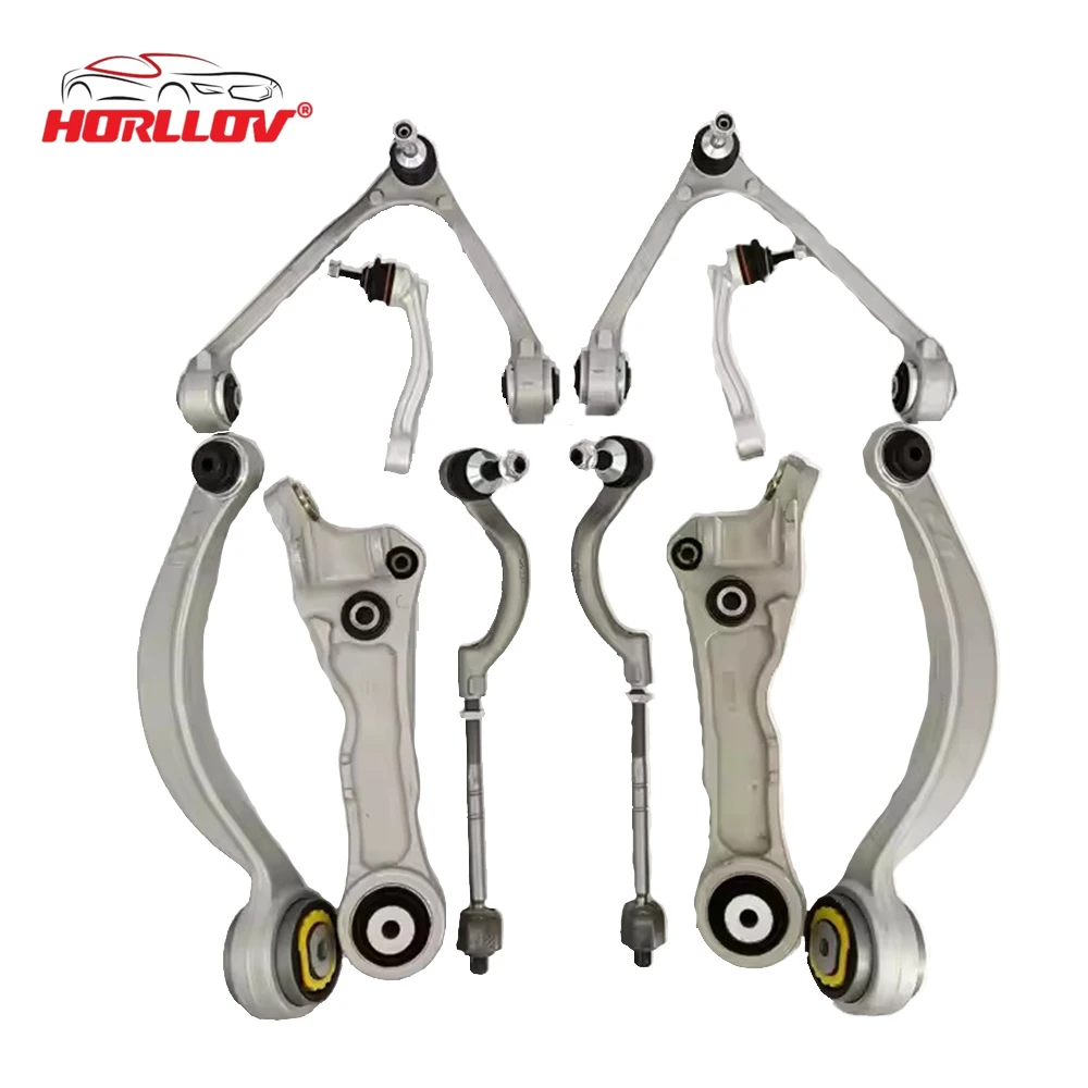

10PCS High Quality Auto Parts Kit Tie Rod End Ball Joint Control Arm Kit for Jaguar XF (X250) OE C2C18571 C2Z21489