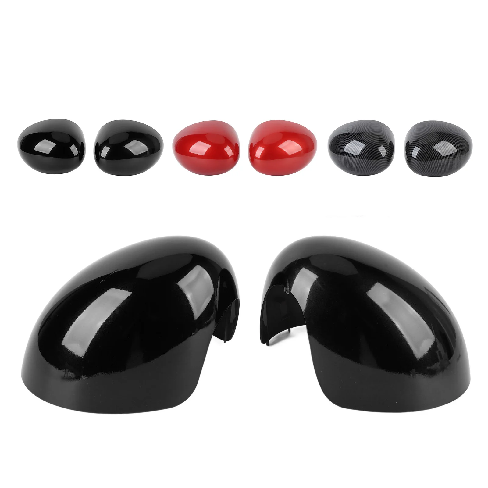 

Rearview Side Mirror Cover 51167401229 Left Right Weather Resistant 1 Pair Door Side Wing Mirror Cover for F54 F55 F56 F57 F60