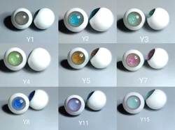 New 8mm 10mm Doll's Eyes for 1/8 Bjd Doll Ob11 Glass Eyeballs with Movable Diy Girl Toys Dress Up Play House Doll Accessories