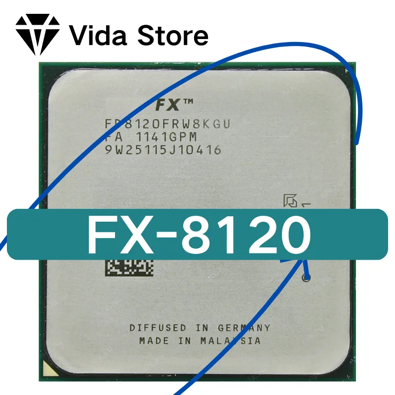 Used FX-Series FX 8120 FX8120 FX-8120 3.1 GHz 125W Eight-Core Socket AM3+