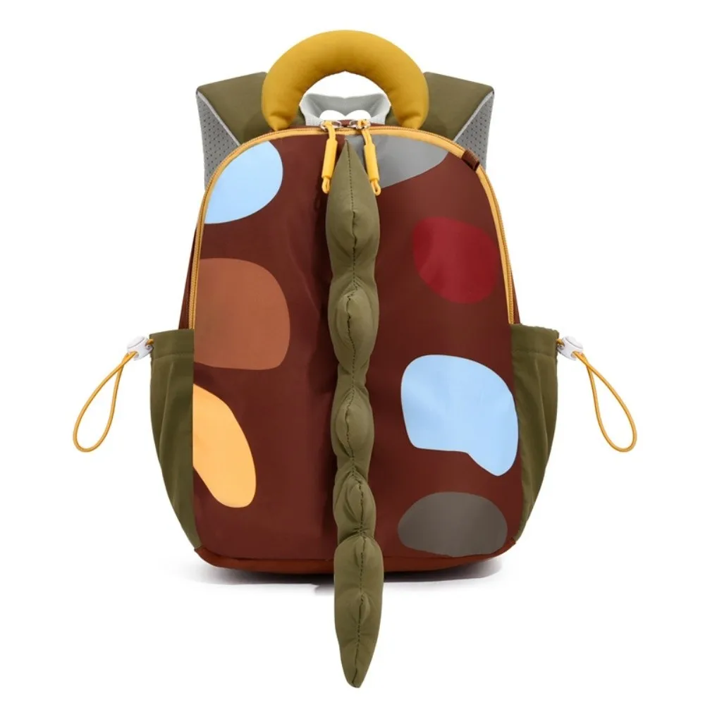 

Милый детский школьный рюкзак с мультяшным дизайном, большой вместимости, водонепроницаемый, с изображением динозавра, легкий, устойчивый к царапинам, мультяшный рюкзак