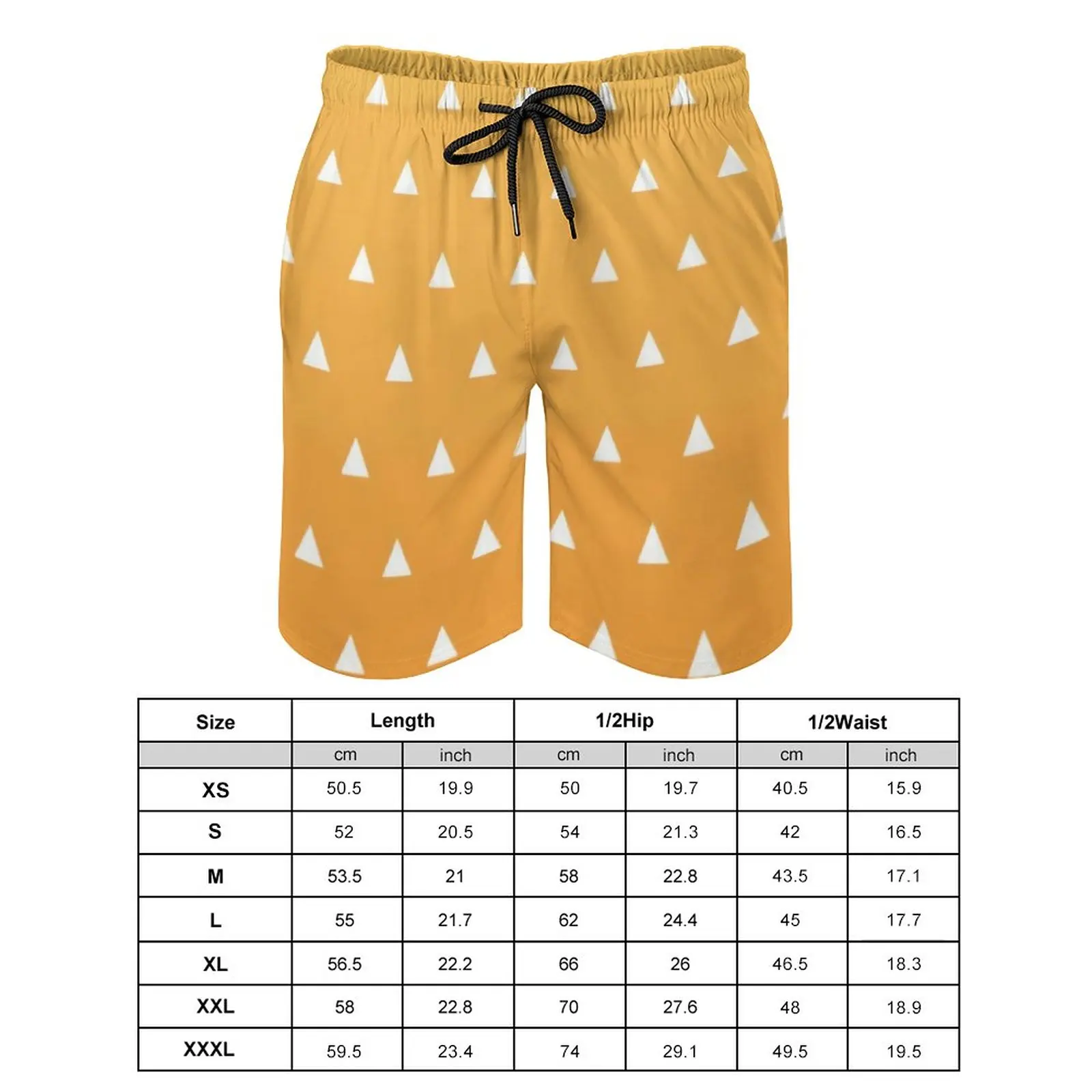 Agatsuma Zenitsu Pattern Board Shorts Cosplay Demons Anime Kimetsus No Beach Shorts Slayers Yaibas Sale Classic Customs Trunks