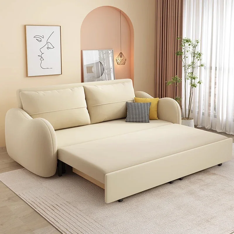 Living Room Furniture Folding Sofa Bed With Trundle Latest Design Furniture Double Sofa Cum Bed