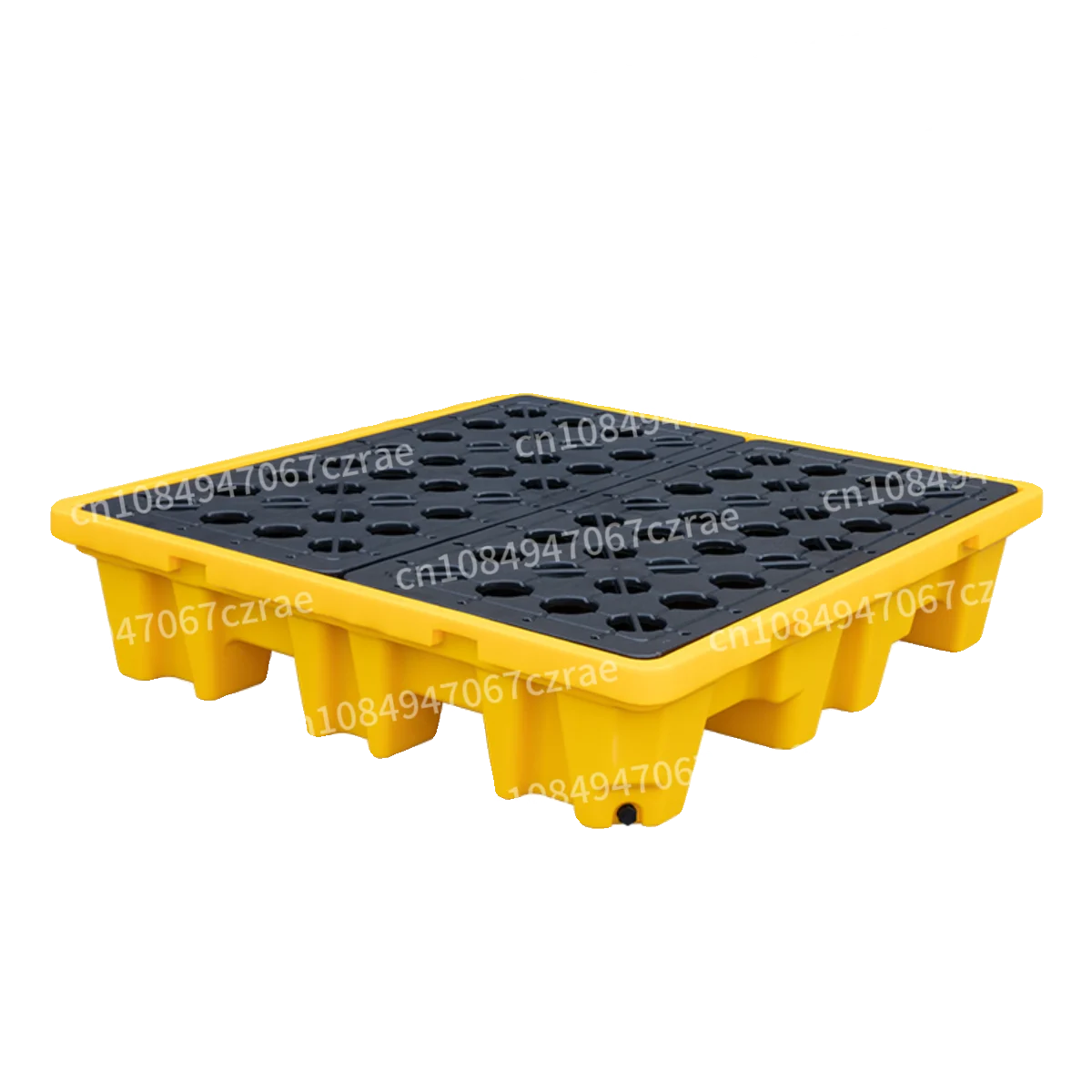 hazardous-waste-anti-leakage-plastic-forklift-pallet-single-two-four-barrels-anti-leakage-platform-chemical-oil-drum-leak-pallet