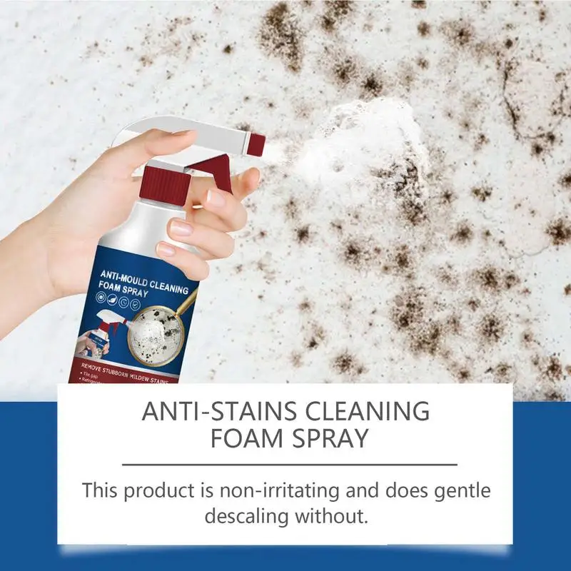 Foaming Wall Cleaner Multifunctional Wall Stain Remover Foaming Bathroom Cleaner Effective Spray Cleaner Foam Stain Remover Spra