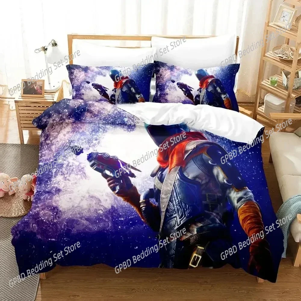 Game Outer Worlds Bedding Set Single Twin Double Queen King Cal King Size Bed Linen Set