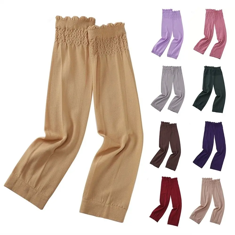

Elastic Fabric Thin Sun Protection Sleeves Sun Protection Anti-UV Middle Eastern Style Sleeves Solid Color