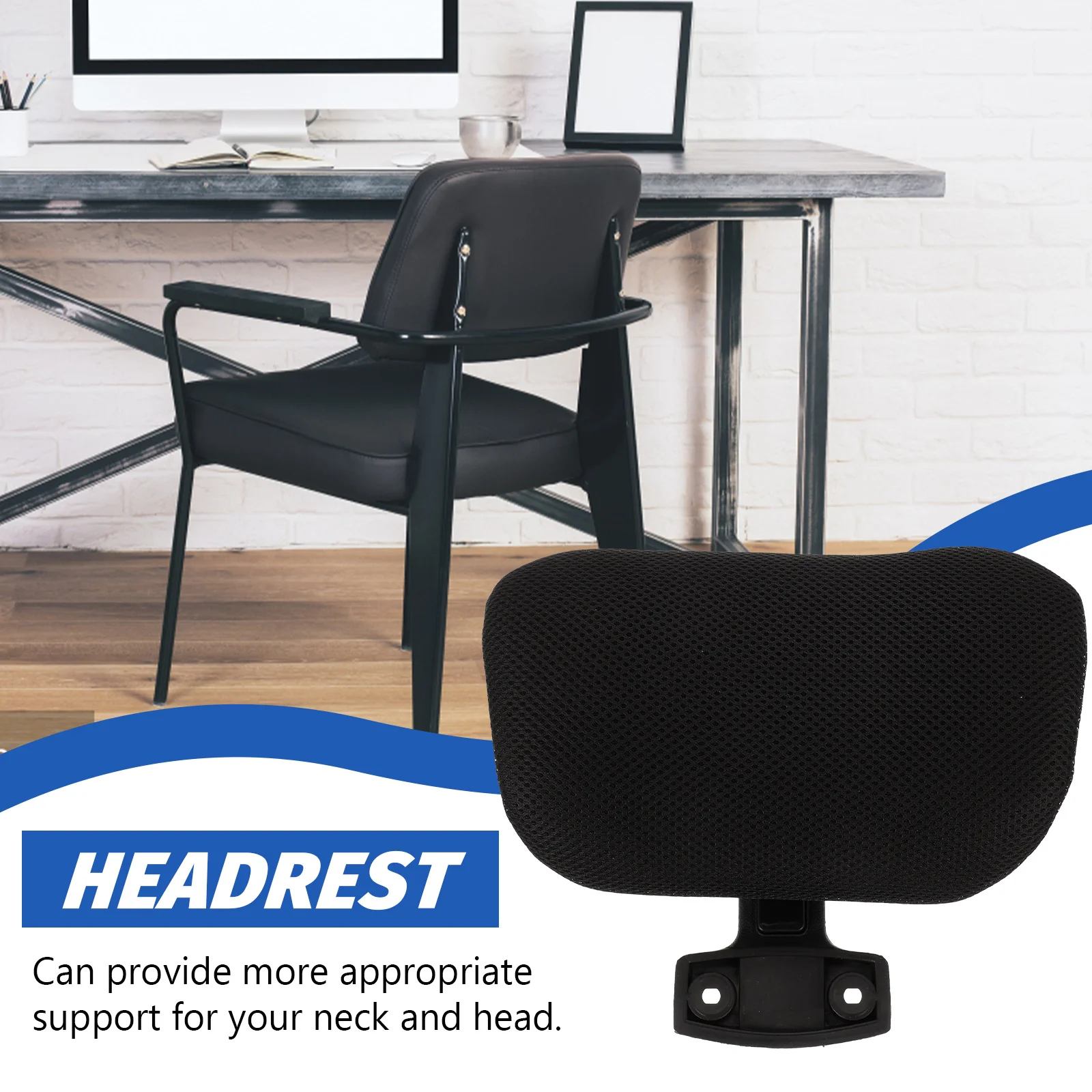 Adjustable Headrest Office Chair Neck for Recliner Base Laptop Stand Protection Travel